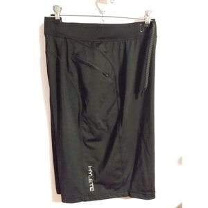 Hylete Men Black Side Zip Pocket Activewear Training Gym Athletic Shorts Size M‎